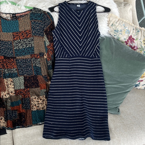 Black and Multicolor Patchwork Skirt - Picture 7 of 7